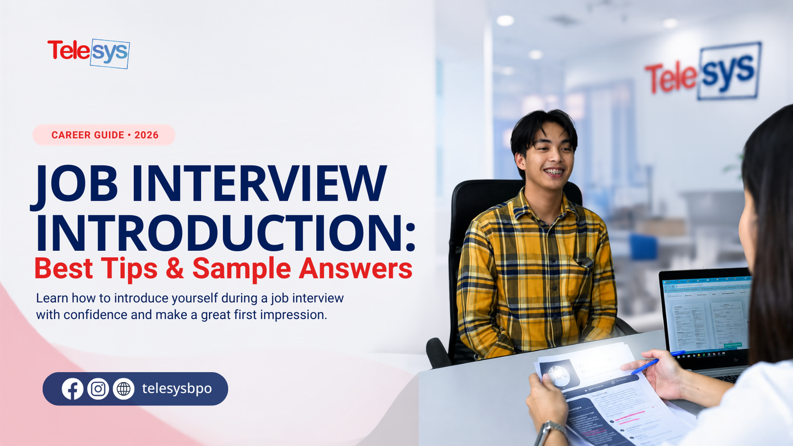 How to Introduce Yourself During a Job Interview (2026 Guide)