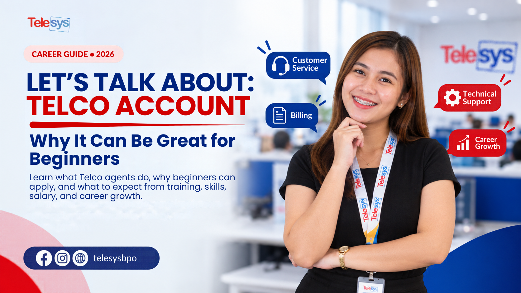 Telco Account in BPO: Is It Really Hard? Why It Can Be Great for Beginners | Telesys